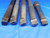 5pc MIXED LOT HSS / CARBIDE TIPPED REAMERS EXPANSION HAND MT3 TAPER SHANK  - BR1831BB3