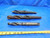 3 PC. HSS MORSE TAPER #4 DRILL BITS MT#4 SIZES FROM 1 3/32" TO 1 11/16"