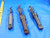 3 PC. HSS MORSE TAPER #4 DRILL BITS MT#4 SIZES FROM 1 3/32" TO 1 11/16"