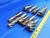 LOT OF 9 HSS SQUARE & CORNER RADIUS END MILLS SIZES RANGE FROM 1 1/4 TO 2" - BR1847BK3