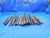 17PCS LOT HSS REAMERS VARIOUS SIZES FROM 3/8 - 1 1/8 CHUCKING HAND TAPER BRIDGE