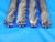 LOT OF 4 CARBIDE CENTER CUTTING BALL NOSE, SQUARE, ROUGHING END MILLS 1/2 DIA. - BR1886BC2