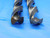 2PCS CLEVELAND / UTD 51/64 O.D. HSS DRILL BIT MORSE TAPER #3 SHANK .7968 MT3 - JC0362CY2