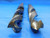 2PCS CLEVELAND 15/16 & 31/32 HSS TWIST DRILL BIT MORSE TAPER #3 SHANK MT3 - JC0389CY2