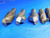 LOT OF 8 HSS SQUARE / CORNER RADIUS END MILLS CUTTING DIAMETERS 1", 1 1/2, & 2" - BR2070BY2