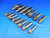 LOT OF 15 HSS VARIOUS TYPE END MILLS SIZES RANGE FROM 1 1/4 TO 2" SOME MODIFIED - BR2073BY2