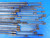 LOT OF 44 GUN VARIOUS STYLES & SIZES SOME CARBIED TIPPED & COOLANT THRU