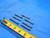 7 PC. LOT OF CARBIDE REGROUND END MILLS 3/16 O.D. X 1/2 LOC 4 FLUTES .1875 GARR - CB1030AY3