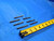 7 PC. LOT OF CARBIDE REGROUND END MILLS 3/16 O.D. X 1/2 LOC 4 FLUTES .1875 GARR - CB1030AY3