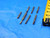 7 PC. LOT OF CARBIDE REGROUND END MILLS 5/32 - 3/16 O.D. MODIFIED SHANKS .1875 - CB1042AY3