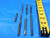 7 PC. LOT OF CARBIDE REGROUND END MILLS 3/16 O.D. UP TO ABOUT 3/4" LOC .1875 - CB1034AY3