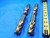 4 PC. NIAGARA 1" CUTTING DIA. COBALT ROUGHING END MILLS 1" SHANK DIA. USA 1.0 - CB1098BY2