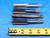 4 PCS VARIOUS 3/4 - 16 HSS SPIRAL POINT, TAPER AND PLUG TAPS STRAIGHT FL .75 - BR2938LVR