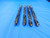 4PCS CLEFORGE 35/64 O.D. HSS COOLANT THRU TWIST DRILL BIT 4 1/2 LOC 8" OAL .5468 - BT1704BQ3