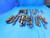 LOT OF 32 STRAIGHT SHANK HSS TWIST DRILL BITS VARIOUS SIZES UP TO 1 1/8" 1.125 - BT1722LVR