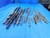 LOT OF HSS COUNTERBORE DRILL BITS VARIOUS SIZES STRAIGHT SHANK MACHINIST TOOLING - BT1729LVR
