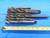 LOT OF 7 HSS TWIST DRILL BITS SIZES UP TO 25/32 WITH MORSE TAPER #2 SHANKS MT2 - BT1855BN3