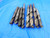 LOT OF 8 HSS TWIST DRILL BITS SIZES UP TO 3/4" W/ MORSE TAPER #2 SHANKS MT2 - BT1970BH3