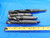 LOT OF 4 HSS TWIST DRILL BITS SIZES UP TO 1 1/32" MORSE TAPER #3 SHANKS MT3 - BT1973BH3