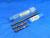 3 PCS SGS /NIAGARA 3/8 O.D. 7/8 AND 1 1/2 LOC TIALN CARBIDE END MILL 3/8 SHANK  - BR3124CP2