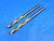 2PCS SUMITOMO 9/32 AND 7.50mm O.D. TIN CARBIDE COOLANT JOBBER TWIST DRILL BIT - BR3354BQ3