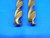 2PCS SUMITOMO 9/32 AND 7.50mm O.D. TIN CARBIDE COOLANT JOBBER TWIST DRILL BIT - BR3354BQ3