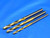 3PCS SUMITOMO 4.50mm, 1/4 AND 17/64 O.D. TIN CARBIDE COOLANT JOBBER DRILL BIT - BR3355BQ3