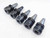 5 pc LOT OF CAT40 TG100 COLLET CHUCK TOOL HOLDERS 3" PROJECTION CV40TG100300 HEX - BT2323LVR