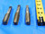 3 PC. SET OF 5/8 - 11 NC HSS PLUG, BOTTOMING, & TAPER TAPS .625 UNC THREADING - CB2196AY3
