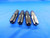 LOT OF 4 OSG HSS PIPE TAPS 1/4" 18 NPT INTERRUPTED TOOTH .25 4-5 STRAIGHT FLUTES - BT2455AY3