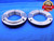 5" 8 UN 2A VERMONT THREAD RING GAGES 5.0 5.00 GO NO GO P.D.'S = 4.9159 & 4.9062 - DW26817AA4