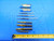 LOT OF 9 NIAGRA CUTTER/FULLERTON CARBIDE TAPERED END MILLS SIZES UP TO 1/4" - BT2586AR3