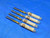 4pcs CUMET 5/16 OD 13/16 LOC TIN ROUGHING BALL NOSE CARBIDE END MILL 3 FL .3125 - BR3638BR3
