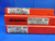 3 PCS ACCUPRO 1/4-7/16, 1/2-5/8 O.D. 2 DEGREE TAPERED CARBIDE END MILL 3 FLUTE