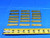 18PC TiN HSS SHARPENED LATHE CUTOFF PARTING GROOVING BLADES 1/2 HEIGHT 2mm THICK - BR3799BR3