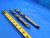 2 PC. LOT OF HSS TWIST DRILL BITS 11/16 CUTTING DIA MT2 SHANK ONE FLAT BOTTOM - CB2701LVR