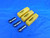 3PCS KENNAMETAL / ERICKSON DA200 COLLET SIZE 3/64, 9/64 AND 3/8 USA MADE - BR3942BR3