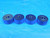 4 PCS REED-RICO STRAIGHT PATTERN KNURLING WHEELS AS-96DP 25090 1/4 I.D. - BR3962LVR