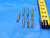 7 PC. LOT OF BENDIX HSS 8 - 32 NC BOTTOMING TAPS .164 8-32 UNC THREADING 4 FLUTE - CB1057LVR