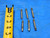 6 PC. LOT OF BENDIX HSS 8 - 32 NC BOTTOMING TAPS .164 8-32 UNC THREADING 4 FLUTE - CB1056LVR