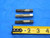 3 PC. LOT OF HSS 1/8 - 27 NPT & NPTF PIPE TAPS .125 1/8-27 TAPERED THREADING - CB1054LVR
