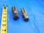 2 PC. LOT OF HSS PIPE TAPS 1" 11 1/2 NPTF INTERRUPTED TOOTH 5 FLUTES DRYSEAL 1.0 - CB2829AY3