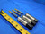 3 PCS CARBIDE TIN COATED 3 DEGREE TAPERED END MILLS 5/16 TO 7/16 CUT DIA 3 FLUTE