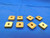 8pcs NEW SECO SPMX1904AP-75 T25M TiN COATED CARBIDE TURNING INSERTS SPMX 19 04 - CB2846BR3