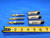 3 PC. LOT OF CARBIDE TIN COATED TAPERED END MILLS 3/8 CUT DIA. 3 FLUTE 82950171 - CB2861BR3