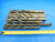 LOT OF 7 HSS TWIST DRILL BITS VARIOUS SIZES AND TYPES UP TO 1" UP TO 1" SHANKS - BT2943BY2