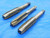 3 PCS NORTH AMER. TOOL 1/2 13 GH 3 HS LEFT HAND PLUG TAP 3-4 STRAIGHT FLUTE .5 - JC2522AY3