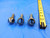 3 PC. LOT OF COUNTERSINK DEBURRING TOOLS 1 1/8 O.D. 90 DEGREE MACHINIST TOOLS - CB3092BH3