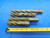 LOT OF 4 HSS SQUARE & ROUGHING END MILLS 1" O.D. 4 & 5 SPIRAL FLUTES 1.0 - BT2972AE4