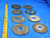 9 PC. LOT OF HSS SIDE MILLING CUTTERS MILL TOOLING MACHINIST 4" AND UP - CB3169BY2
